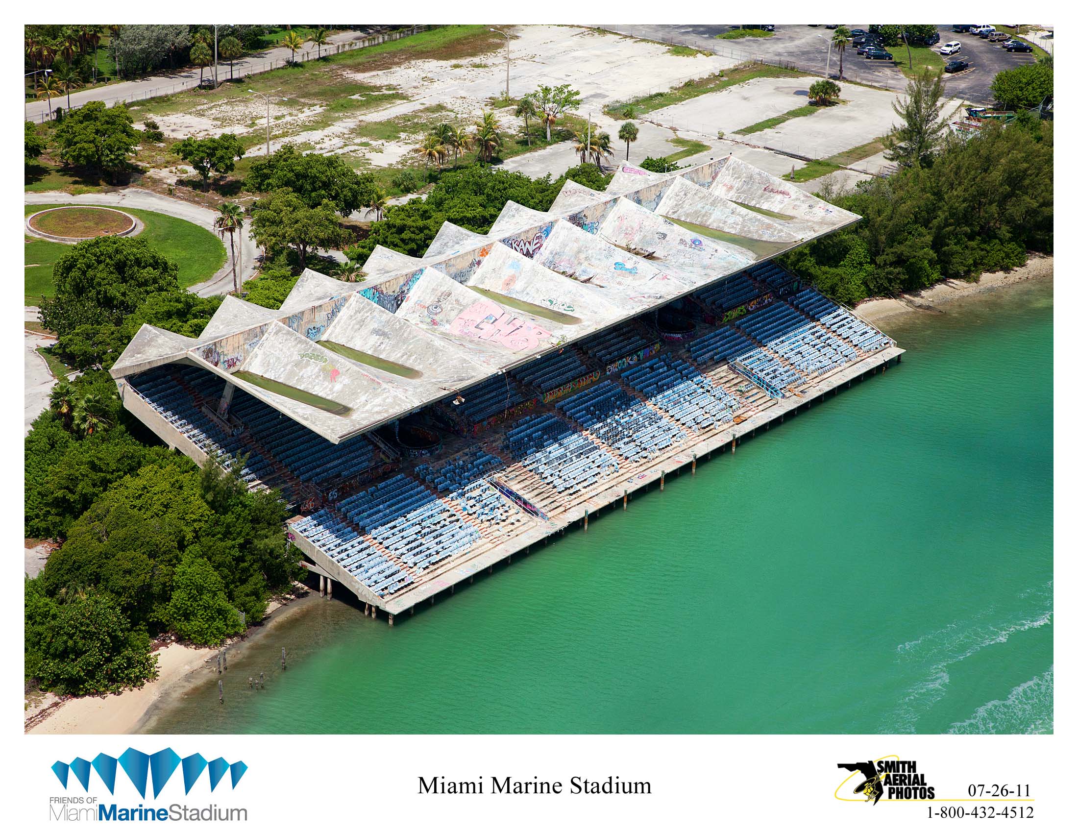 Louis Vuitton Fashion Show at Miami Marine Stadium - Miami Marine Stadium  Seat Art Repository