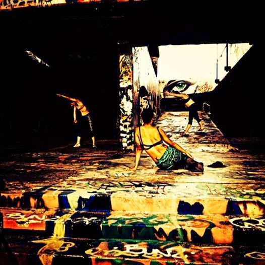 Tattoed Ballerinas at Marine Stadium