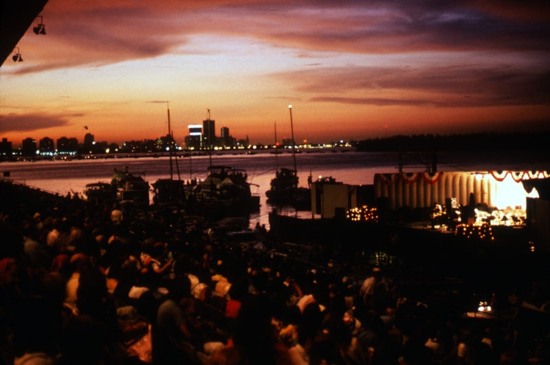 Night Sky and Stage